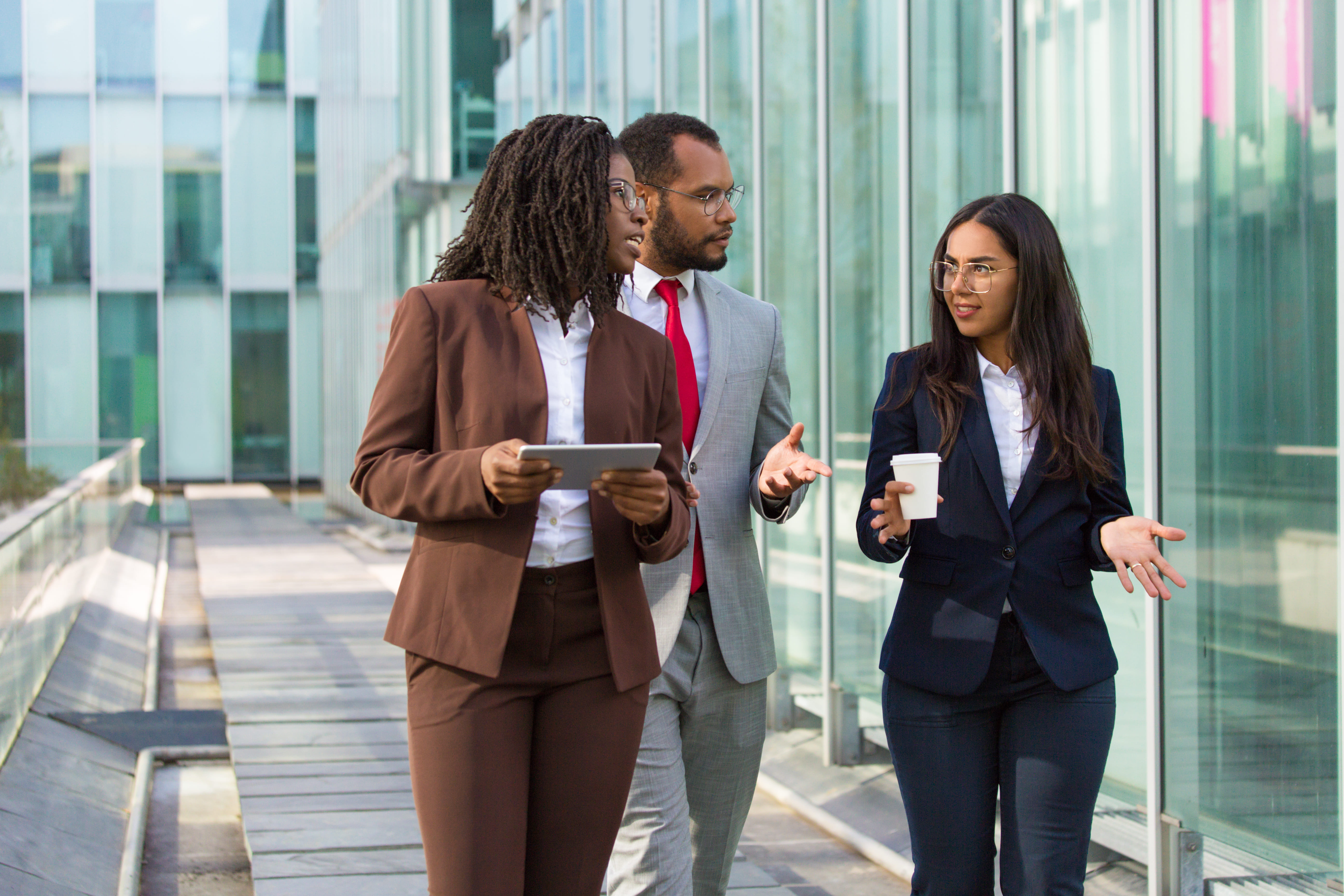 Modern startup team collaborating with digital tools and technology